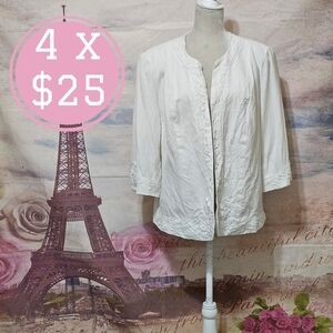 Dressbarn White Button Down Shirt